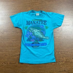Vintage Sea World Manatee Tee